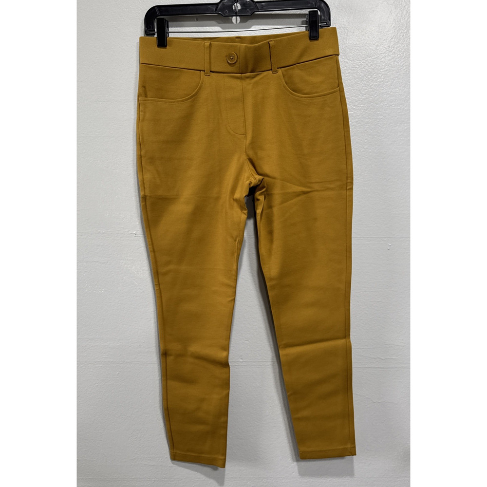 Betabrand 7 Pocket Dress Yoga Pants Skinny Stretch Womens M Petite Cedar Glow